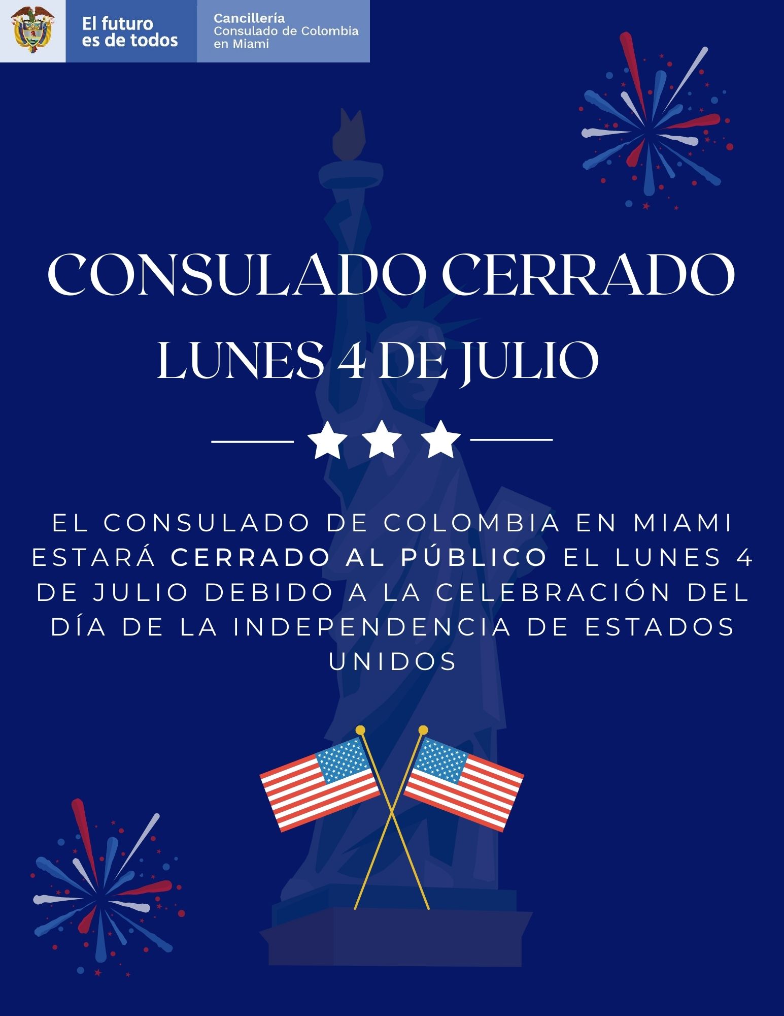 el-consulado-de-colombia-en-miami-estar-cerrado-el-pr-ximo-4-de-julio